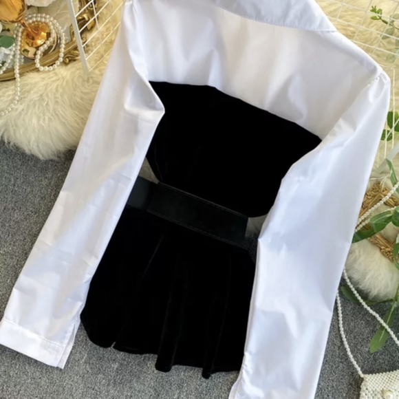 NWT Fall Luxury Office Two Piece Short Set S: Small-Large - Picture 4 of 8